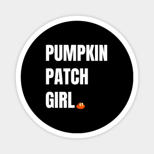 Pumpkin Patch Girl - Minimalist Design with a Turban Squash Magnet